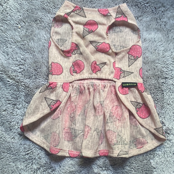 Ice cream print dog dress size small - Picture 2 of 2